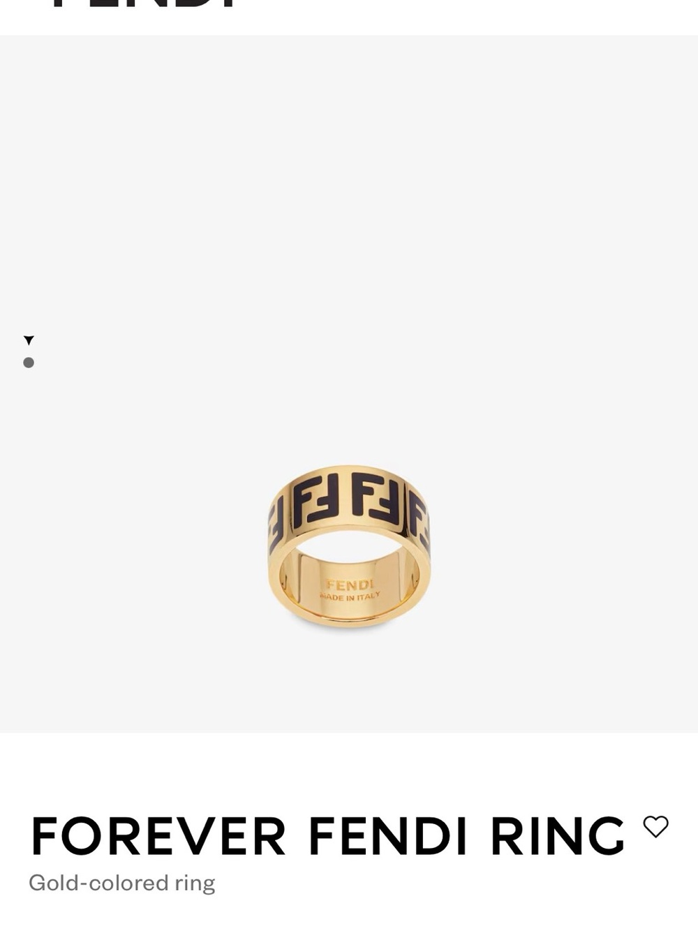 Forever Fendi Ring